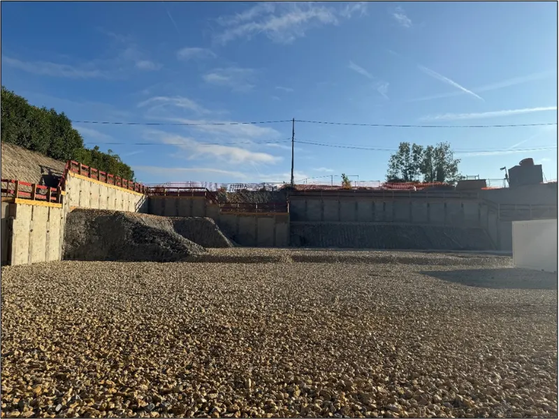 Finalisation des plateformes des bâtiments